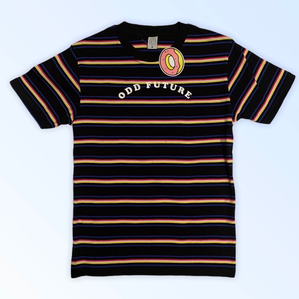 Women’s OF Odd future tee BLM multi stripes